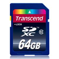 Transcend 64GB Secure Digital XC Card with exFAT File System (Class 10)